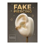 Karınca Piercing Fake Yıldız Piercing Orbital Conch Piercing Kulak Sıkıştırma Küpe Star