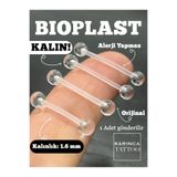Karınca Piercing Kalın 1.6 Mm Bioplast Piercing Alerji Yapmaz Şeffaf Bridge Nipple Göbek Yanak Köprü Dil Piercing
