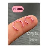 Karınca Piercing Spike Pembe Piercing Yarım Halka Kulak Helix Smiley Tragus Dudak Snake Bites Conch Orbital Nipple