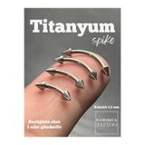 Karınca Piercing Spike Titanyum Piercing Kaş Forward Helix Conch Anti Tragus Rook Snug Daith Smiley Septum Nipple