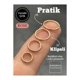 Karınca Piercing Tam Halka Piercing Tragus Helix Orbital Conch Daith Nipple Burun Kaş Septum Smiley Kulak Piercing