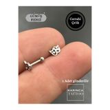 Karınca Piercing Tiyatro Maskesi Kulak Dudak Kıkırdak Forward Helix Flat Conch Piercing