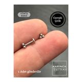 Karınca Piercing Üç Toplu Küçük Motifli Kulak Kıkırdak Tragus Conch Forward Low Helix Piercing Küpe