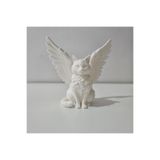 Karis ART Kanatlı Melek Kedi Figürü Dekoratif Obje - Angel Cats Biblo, Raf Dekor | Karis Cat ART 14CM