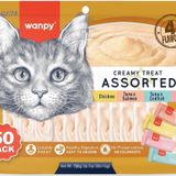 Karışık 4 Lezzetli Krema Kedi Ödülü 50*14 gr MİX (Ödül Kaşığı Hediyeli)
