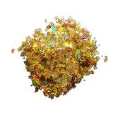 Karışık Glitter Harf Epoksi Reçine Harfleri 5 GRAM Metalik Gold