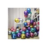 Karışık Krom Balon 40 Adet
