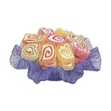 Karışık Meyve Aromalı Paşa Lokum 1 kg Çilek - Limon - Muz - Portakal