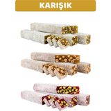 Karışık Rulo Lokum 1 kg Antep Fıstıklı - Fındıklı - Narlı