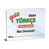 Kariyer Meslek Yayıncılık 2020 ÖABT Quiz Türkçe Tamamı Çözümlü Mini Denemeler