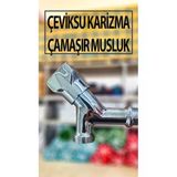 Karizma Model Çamaşır Bulaşık Makinası Musluğu (Çamaşır Makinaları Bağlantı Hortumlarına Uyumludur)
