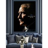 Karizmart Atatürk Profil Karanlık Portre Dekoratif Kanvas - Mdf Ahşap Tablo