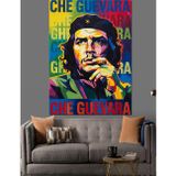 Karizmart Che Guevara Pop Art Portresi Dekoratif Kanvas - Mdf Ahşap Tablo