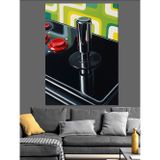 Karizmart Vintage Joystik Dekoratif Kanvas - Mdf Ahşap Tablo