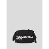 Karl Lagerfeld 245J3010 Jeans Siyah Kadın 21x13x7,5 cm Çapraz Çanta