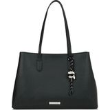 Karl Lagerfeld %58 Polyester, %42 Poliüretan Siyah Kadın Omuz Çantası B1W30001999