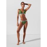 Karl Lagerfeld Açık Yeşil Kadın Standart Fit Bikini Alt 240W2219, L, 5003160341