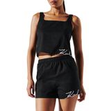 Karl Lagerfeld B.V Bayan Karl Signature şort, siyah, Siyah, M