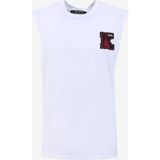 Karl Lagerfeld Beyaz Erkek Atlet 240M2203100 - XL