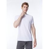 Karl Lagerfeld Bisiklet Yaka Beyaz Erkek T-Shirt 755053542221 - M
