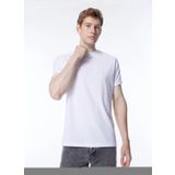 KARL LAGERFELD Bisiklet Yaka Beyaz Erkek T-Shirt 755053542221
