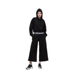 Karl Lagerfeld Bisiklet Yaka Düz Sweatshırt, S, 5003035639, Siyah, kadın