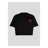 Karl Lagerfeld Bisiklet Yaka Düz T-Shirt, L, 5003247445, Siyah, Kadın