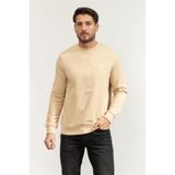Karl Lagerfeld Bisiklet Yaka Sweatshirt, 3XL, 705401-533910, BEJ, erkek