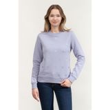 Karl Lagerfeld Bisiklet Yaka Sweatshirt, M, 246W1804, Lavanta, kadın