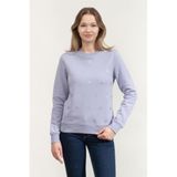 Karl Lagerfeld Bisiklet Yaka Sweatshirt, S, 246W1804, Lavanta, kadın