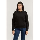Karl Lagerfeld Bisiklet Yaka Sweatshirt Siyah, L, 246W1804, Black, kadın