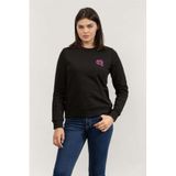 Karl Lagerfeld Bisiklet Yaka Sweatshirt Siyah, S, 246W1816, Black, kadın
