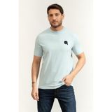 Karl Lagerfeld Bisiklet Yaka T-Shirt Açık Mavi, XL, 755049562235, Açık Mavi, Erkek