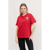 Karl Lagerfeld Bisiklet Yaka T-Shirt Çok Renkli, M, A1W17100, Çok Renkli, Kadın