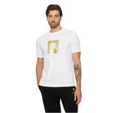 Karl Lagerfeld Bisiklet Yaka T-Shirt, L, 1018271, beyaz, Erkek