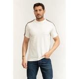 Karl Lagerfeld Bisiklet Yaka T-Shirt, L, 755036561221, Kırmızı, Erkek