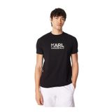 Karl Lagerfeld Bisiklet Yaka T-Shirt, M, 5003162939, Siyah, Erkek