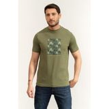 Karl Lagerfeld Bisiklet Yaka T-Shirt, M, 755037562221, Yeşil, Erkek