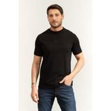 Karl Lagerfeld Bisiklet Yaka T-Shirt, M, 755047562235, Siyah, Erkek