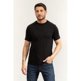 Karl Lagerfeld Bisiklet Yaka T-Shirt, M, 755048562235, Siyah, Erkek