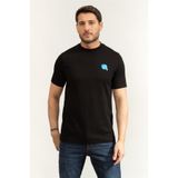 Karl Lagerfeld Bisiklet Yaka T-Shirt, M, 755049562235, Siyah, Erkek