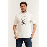 Karl Lagerfeld Bisiklet Yaka T-Shirt, M, 755146562224, Kırmızı, Erkek