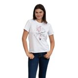KARL LAGERFELD Bisiklet Yaka T-Shirt, S, 305575548, Beyaz, Kadın