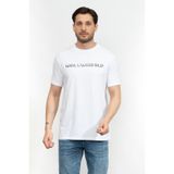 Karl Lagerfeld Bisiklet Yaka T-Shirt, S, 5003162936, Beyaz, Erkek