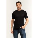 Karl Lagerfeld Bisiklet Yaka T-Shirt, XL, 755004562201, Siyah, Erkek