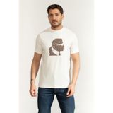 Karl Lagerfeld Bisiklet Yaka T-Shirt, XL, 755055561221, Kırmızı, Erkek