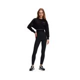 Karl Lagerfeld Branded Bisiklet Yaka Sweatshirt, S, 5003109388, Siyah, kadın