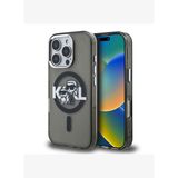 Karl Lagerfeld Choupette Sketch iPhone 16 Pro Simli Kılıf