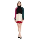 Karl Lagerfeld Colour Block Knit Kadın Trikosu, Renkli, S Beden