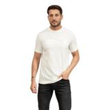 Karl Lagerfeld Crewneck Erkek Bisiklet Yaka T-Shirt, Kırmızı, S Beden, Beyaz